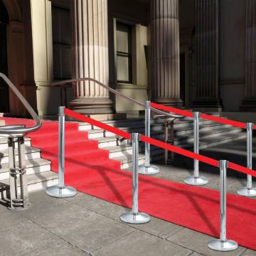 Stanchion with Belt Airport Barrier - Durable Stainless Steel