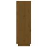 Shoe Cabinet Honey Brown 60x34x105 cm - Solid Pine Wood