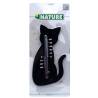 Nature Outdoor Wall Thermometer Cat Black - Stylish & Functional