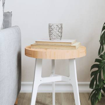 Round Solid Wood Pine Table Top Ø30x3 cm | HipoMarket