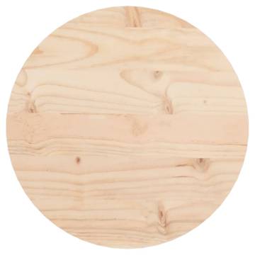 Round Solid Wood Pine Table Top Ø30x3 cm | HipoMarket