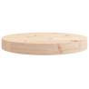 Round Solid Wood Pine Table Top Ø30x3 cm | HipoMarket