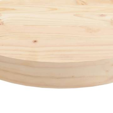 Round Solid Wood Pine Table Top Ø30x3 cm | HipoMarket