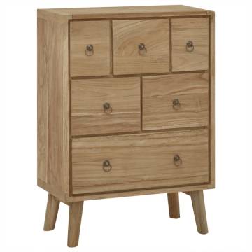 Chest of Drawers - Solid Teak Wood - 56x30x80 cm