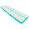 Inflatable Gymnastics Mat with Pump - PVC Green 800x100x15 cm