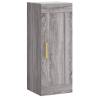 Stylish Highboard Grey Sonoma - 34.5x34x180 cm