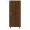 Elegant Highboard in Brown Oak - 34.5x34x180 cm