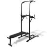 Power Tower with Sit-up Bench - Multi-functional Home Gym