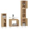 3 Piece Bathroom Cabinet Set - Sonoma Oak | Hipomarket