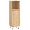 3 Piece Bathroom Cabinet Set - Sonoma Oak | Hipomarket