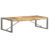 Industrial Coffee Table - 140x70 cm Rough Mango Wood | HipoMarket