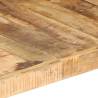 Industrial Coffee Table - 140x70 cm Rough Mango Wood | HipoMarket