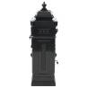 Pillar Letterbox Aluminium Vintage Style - Rustproof Black