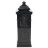 Pillar Letterbox Aluminium Vintage Style - Rustproof Black