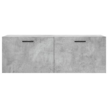 Wall Cabinet Concrete Grey - Stylish Storage Solution