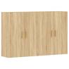 Wall Mounted Cabinets 2 pcs Sonoma Oak - Elegant Storage Solution