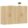 Wall Mounted Cabinets 2 pcs Sonoma Oak - Elegant Storage Solution