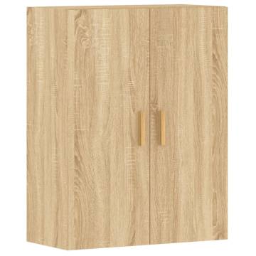 Wall Mounted Cabinets 2 pcs Sonoma Oak - Elegant Storage Solution