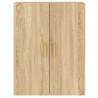 Wall Mounted Cabinets 2 pcs Sonoma Oak - Elegant Storage Solution