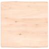 Table Top 60x60x(2-6) cm Untreated Solid Wood Live Edge Colour natural Size 60 x 60 x 6 cm Quantity in Package 1 