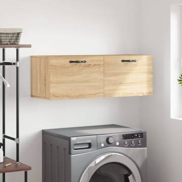 Sonoma Oak Wall Cabinet 100x36.5 cm - Stylish Storage Solution