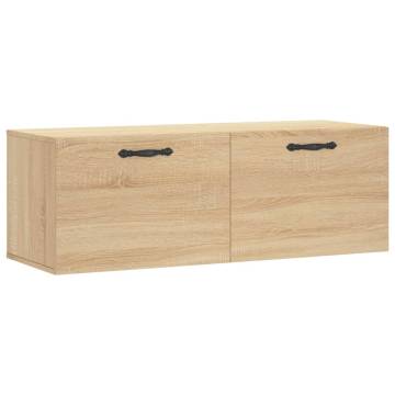 Sonoma Oak Wall Cabinet 100x36.5 cm - Stylish Storage Solution