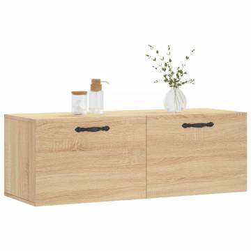 Sonoma Oak Wall Cabinet 100x36.5 cm - Stylish Storage Solution