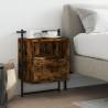 Bedside Cabinet Wall-mounted Smoked Oak 40x30x61 cm Engineered Wood Colour smoked oak Quantity in Package 1 