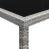 Stylish Outdoor Dining Table in Grey - 200x150 cm | Hipo Market