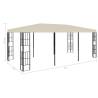 Elegant 3x6 m Cream Gazebo for Outdoor Spaces