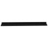 Wall Shelves 2 pcs Black 115x9x3 cm - Stylish Storage Solution