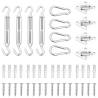 12 Piece Sunshade Sail Accessory Set | Stainless Steel Fittings