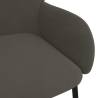 Dining Chairs 2 pcs Dark Grey Velvet - Elegant Comfort