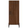 Stylish Highboard Brown Oak - 34.5x34x180 cm | Hipo Market