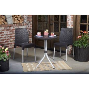 Keter Bistro Set Chelsea Graphite | Stylish Outdoor Furniture