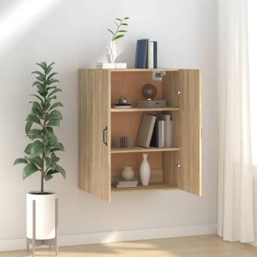 Hanging Cabinet Sonoma Oak - 69.5x34x90 cm | HIPO Market