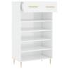 Shoe Cabinet High Gloss White - Stylish & Durable Storage