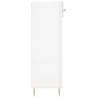 Shoe Cabinet High Gloss White - Stylish & Durable Storage