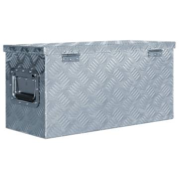 Durable Aluminium Box 61.5x26.5x30 cm - Silver Storage Solution