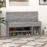 Shoe Bench Grey Sonoma - Stylish Storage & Seating