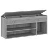 Shoe Bench Grey Sonoma - Stylish Storage & Seating