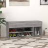 Shoe Bench Grey Sonoma - Stylish Storage & Seating