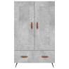 Stylish Highboard Concrete Grey - 69.5x31x115 cm | HipoMarket