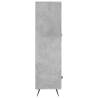 Stylish Highboard Concrete Grey - 69.5x31x115 cm | HipoMarket