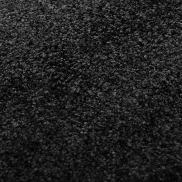 Washable Black Doormat 60x180 cm – Durable & Non-slip