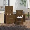 3 Piece Garden Box Set - Honey Brown Solid Wood Pine