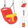 Baby Swing with Safety Belt PP Red Colour red Quantity in Package 1 