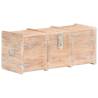 Storage Chest 90x40x40 cm Solid Acacia Wood Colour light brown Quantity in Package 1 Width 90 cm 