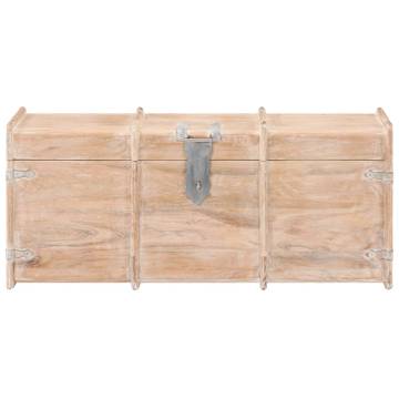 Solid Acacia Wood Storage Chest | 90x40x40 cm - Hipo Market