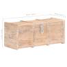 Solid Acacia Wood Storage Chest | 90x40x40 cm - Hipo Market